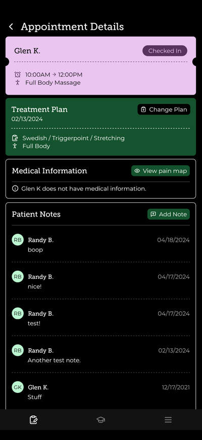Appointment Information