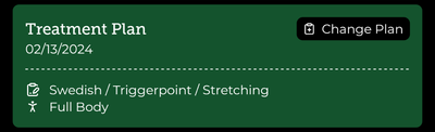 Treatment Card